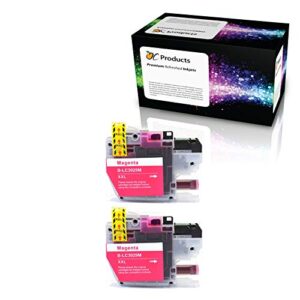 ocproducts compatible ink cartridge replacement for brother lc3029 magenta for mfc-j5830dw mfc-j5930dw mfc-j6535dw mfc-j6935dw (2 magenta)