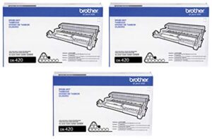 brother dr420 (dr-420) replacement drum unit, 3-pack