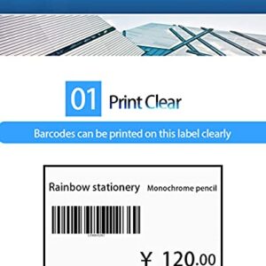 Aomya 2 Rolls Compatible Shipping Label Replacement for Brother DK-1204 Die-Cut 2/3"x2-1/8"(17mmx54mm) 400 Labels per Roll with Reusable Cartridge for QL1060N,QL700, QL720NW,QL550, QL570