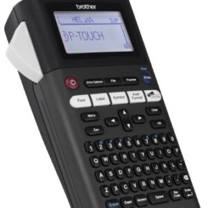 Brother P-touch, PTH300, Portable Label Maker, One-Touch Formatting, Vivid Bright Display, Fast Printing Speeds, Black