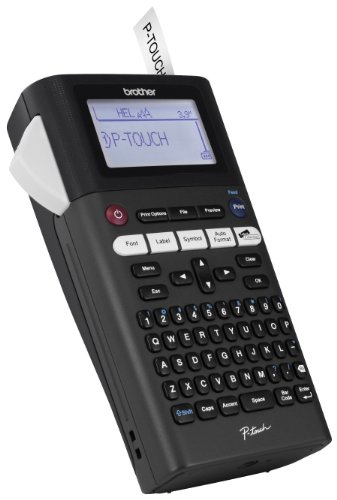 Brother P-touch, PTH300, Portable Label Maker, One-Touch Formatting, Vivid Bright Display, Fast Printing Speeds, Black