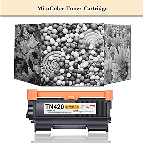 2-Pack TN-420 TN 420 Toner Cartridge Replacement for Brother TN420 HL-2270DW HL-2280DW HL-2230 HL-2240 MFC-7360N MFC-7860DW DCP-7065DN Intellifax 2840 2940 Printer Toner