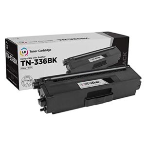ld compatible toner cartridge replacement for brother tn336bk high yield (black)