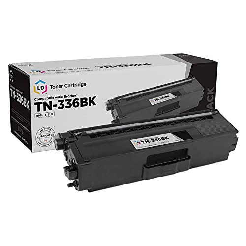 LD Compatible Toner Cartridge Replacement for Brother TN336BK High Yield (Black)