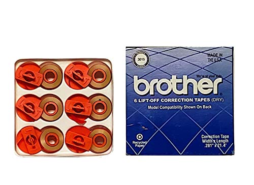 Brother Lift-Off Correction Tapes 3015 (6PACK)