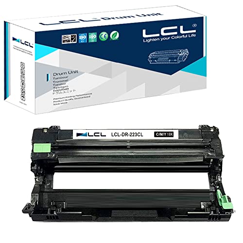 LCL Compatible Drum Unit Replacement for Brother DR-223 DR223 DR223CL DR-223CL HL-L3210CW MFC-L3710CW MFC-L3750CDW MFC-L3770CD for Cyan or Magenta or Yellow (1-Pack)