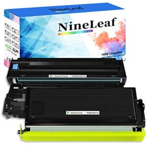 nineleaf 1pk toner cartridge & 1pk drum unit replacement compatible for brother tn570 tn-570 dr510 dr-510 work with dcp 8040 8045d hl 5140 5150d 5170dn 5170dlt mfc 8220 8440 8640d 8840dn printer