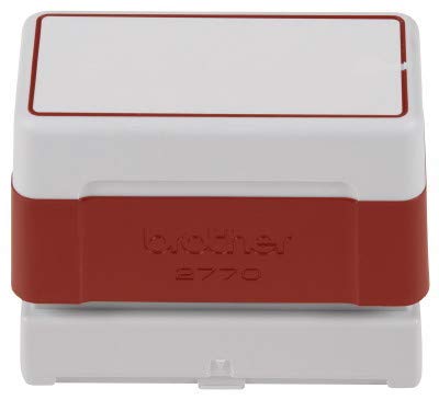 Genuine StampCreator PR2770R Red Rubber Stamps 1.04" x 2.75" (27 x 70 mm) for use in Brother SC2000 Stamp Creator - Box/6