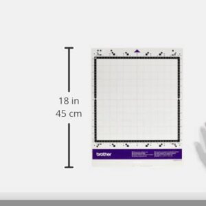 BROTHER ScanNcut SDX Series 12 x 12-inch Standard Adhesive Mount, 30, 5x30, 5cm, Purple/White