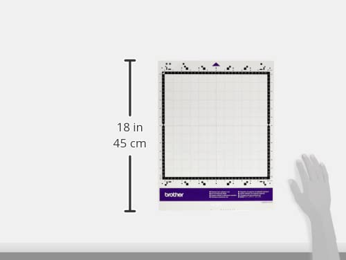 BROTHER ScanNcut SDX Series 12 x 12-inch Standard Adhesive Mount, 30, 5x30, 5cm, Purple/White