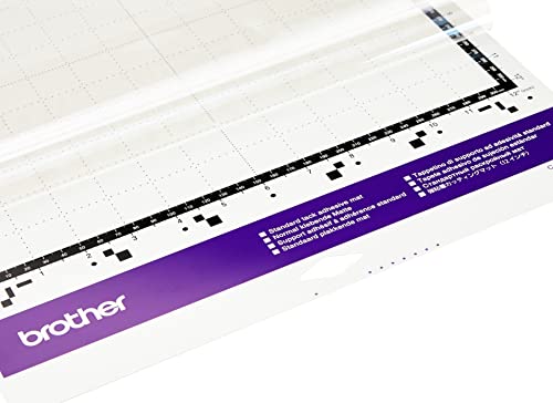 BROTHER ScanNcut SDX Series 12 x 12-inch Standard Adhesive Mount, 30, 5x30, 5cm, Purple/White