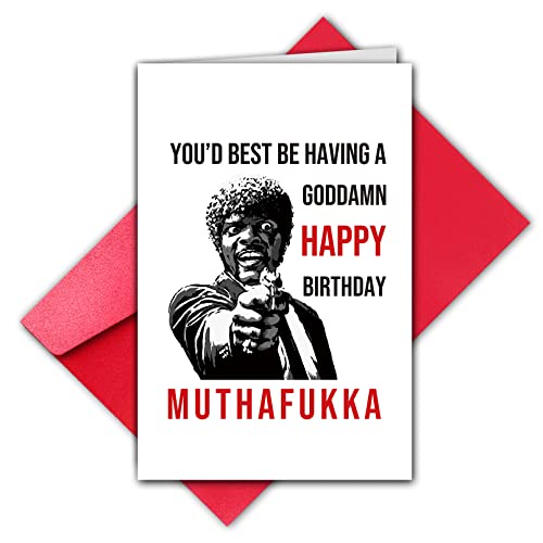 Funny Samuel Birthday Card for Brothers Sisters,Rude Bday Card for Boyfriend Girlfriend Wife Husband Family Friend