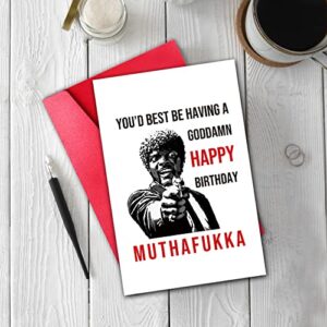 Funny Samuel Birthday Card for Brothers Sisters,Rude Bday Card for Boyfriend Girlfriend Wife Husband Family Friend