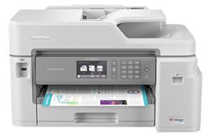 brother inkjet printer, mfc-j5845dw xl, inkvestment color inkjet all-in-one printer with wireless, duplex printing and up to 2-years of ink in-box