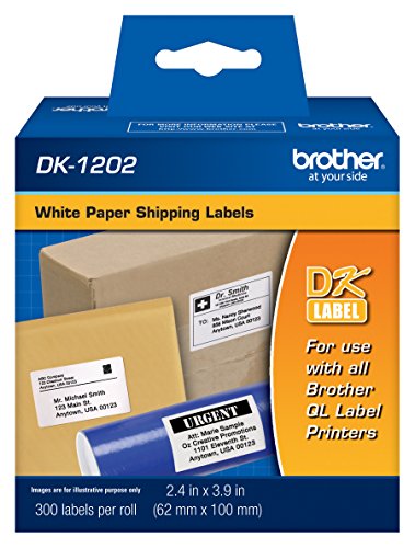 Brother DK Labels Shipping Variety Pack (DK1201 DK1202 DK1204 DK1208 DK1209)