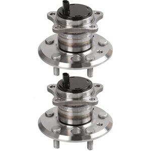 ortus uni 2 rear wheel hub bearing assembly pair set fits w/abs (steel)