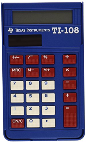 Texas Instruments TI-108 Solar Power Calculator/Teacher’s Kit (set of 10)