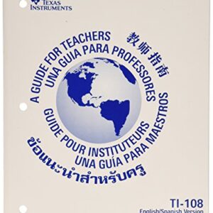 Texas Instruments TI-108 Solar Power Calculator/Teacher’s Kit (set of 10)