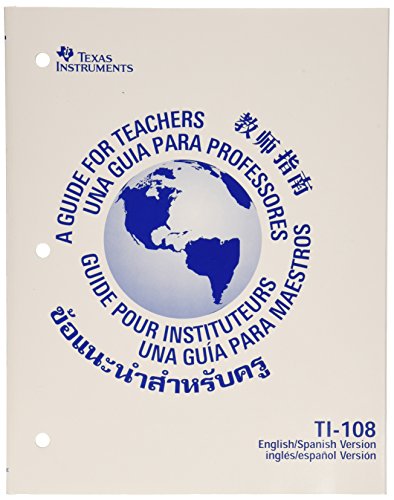 Texas Instruments TI-108 Solar Power Calculator/Teacher’s Kit (set of 10)