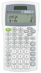 texas instruments ti-30xiis scientific calculator, white