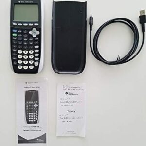 Texas Instruments TI-84 Plus Silver Graphing Calculator, Black/Dark Grey (Renewed)