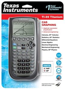texas instruments ti-89 titanium graphing calculator (packaging may differ) (renewed)