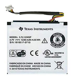 texas instruments rechargeable battery, with wire