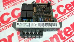 texas instruments plc 305-01nt i/o module, 6.0 x 2.0 x 9.0 inch, dc relay, discontinued by manufacturer