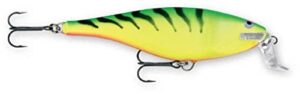 rapala super shad rap 14 fishing lure, 5.5-inch, firetiger