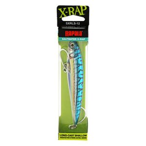 Rapala X-Rap Unisex Adult Long Cast Shallow Lure - Blue Mackerel, 12