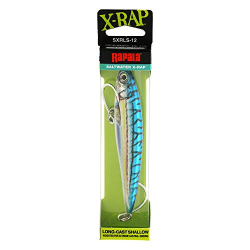 Rapala X-Rap Unisex Adult Long Cast Shallow Lure - Blue Mackerel, 12