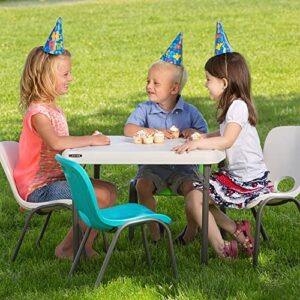 Lifetime 80425 Kids Folding Table, Almond, 24”