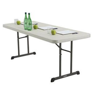 Lifetime Products 80249 Professional Folding Table, 6', Almond