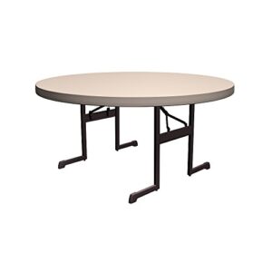 lifetime round folding table, professional – 60 inches putty, pack of 12