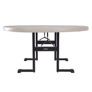 Lifetime Products 80125 Professional Round Folding Table, 5', Putty