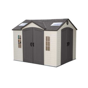 lifetime 10 ft. x 8 ft. outdoor storage shed (model 60001)