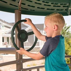 Lifetime 90804 Adventure Tower Playset with Spider Swing, Earthtone