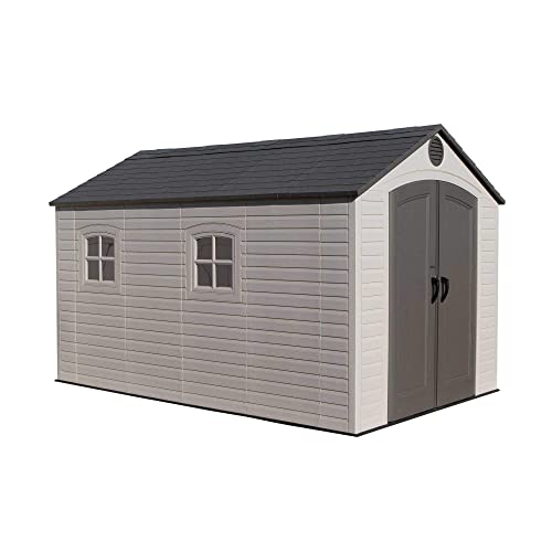 Lifetime 6402 Outdoor Storage Shed, 8 x 12.5 ft, Desert Sand