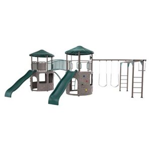 lifetime 90966 double adventure tower with monkey bars