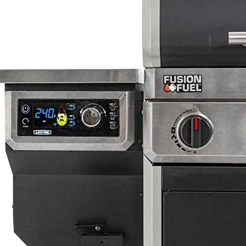 Lifetime Gas Grill and Wood Pellet Smoker Combo, WiFi and Bluetooth Control Technology