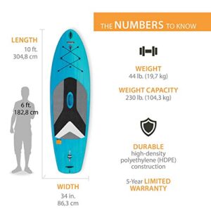 Lifetime 91014 Horizon 100 Stand-Up Paddleboard, 2 Pack, Paddles Included, 10 feet