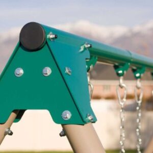 Lifetime 290038 Heavy Duty A-Frame Metal Swing Set, Earthtone