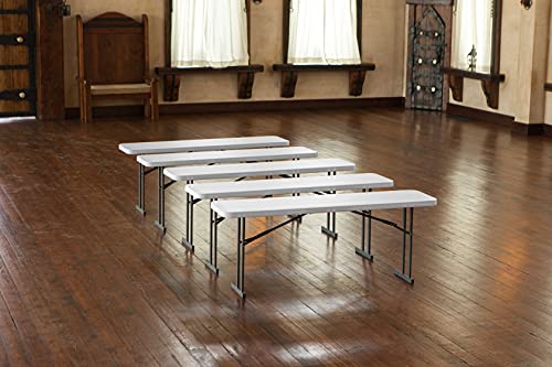 Lifetime Products 580176 Folding Conference Table , 6', White ,Pack of 5