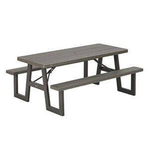 lifetime 60233 w-frame picnic table