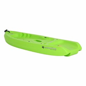 lifetime 90765 lime green 6.5-ft youth recruit beginner emotion kayak with paddle