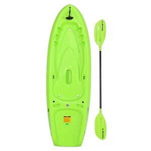 Lifetime 90765 Lime Green 6.5-Ft Youth Recruit Beginner Emotion Kayak with Paddle