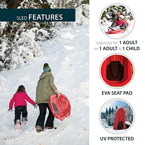 Lifetime Premium Snow Sled, 48", 2 Pack