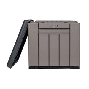 Lifetime 60372U Outdoor Cube Storage Box, Gray