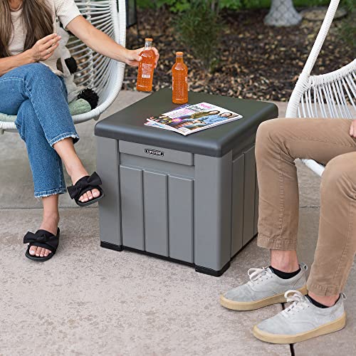 Lifetime 60372U Outdoor Cube Storage Box, Gray