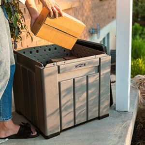 Lifetime 60372U Outdoor Cube Storage Box, Gray